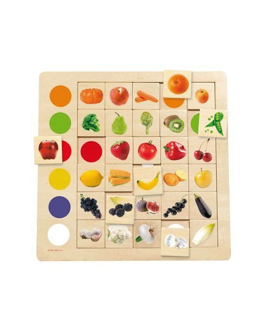 Jeu Association Couleurs - Fruits