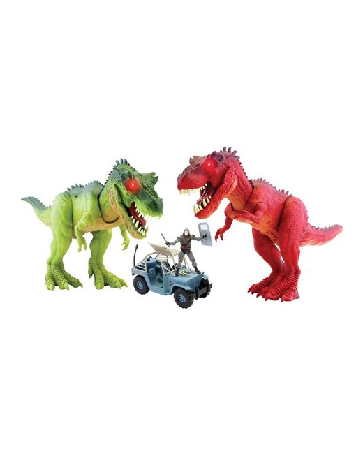 Figurines combat de T-rex