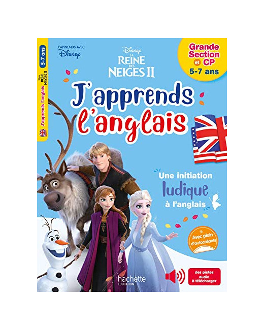 Disney - J'apprends l'anglais avec la Reine des neiges 5-7 ans+CP