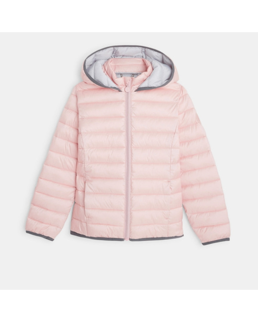 Doudoune chaude et légère rose fille