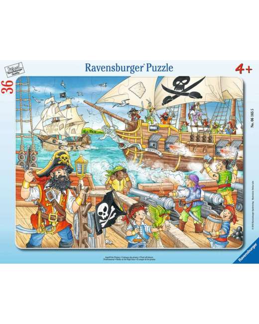 Puzzle L'attaque des pirates - de 4 ans