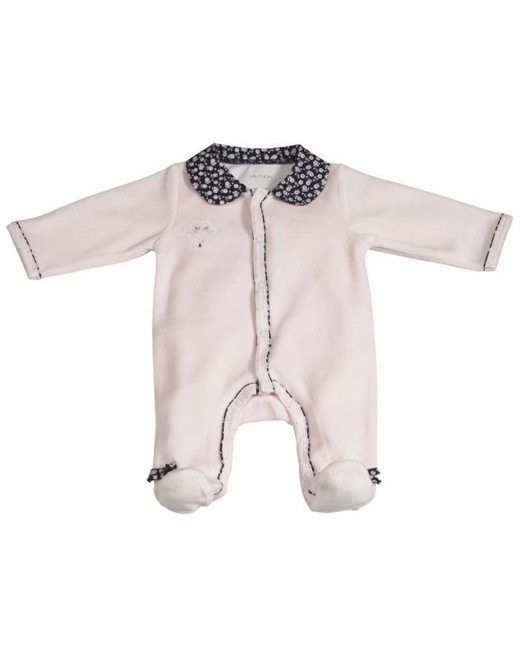 Pyjama velours avec col Miss Fleur de Lune