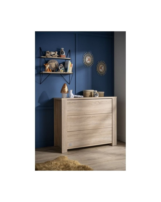 Commode bois 3 tiroirs Antonin