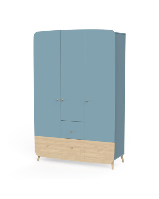 Armoire 3 portes 4 tiroirs Firmiana