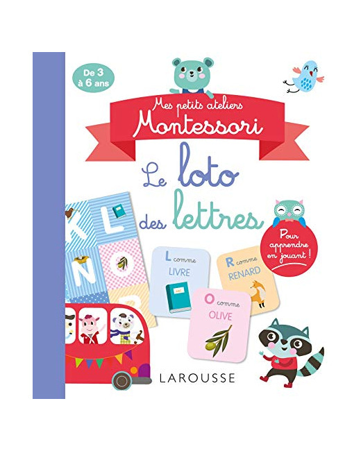 Mes petits ateliers MONTESSORI - Le loto des lettres et des sons