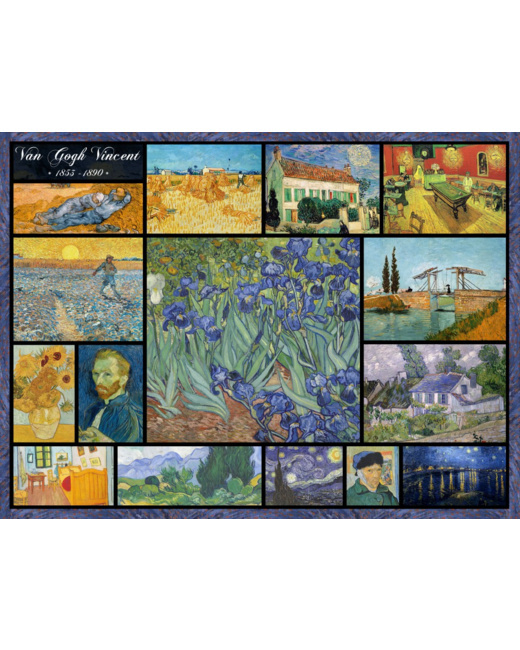 Puzzle Collage - Vincent Van Gogh