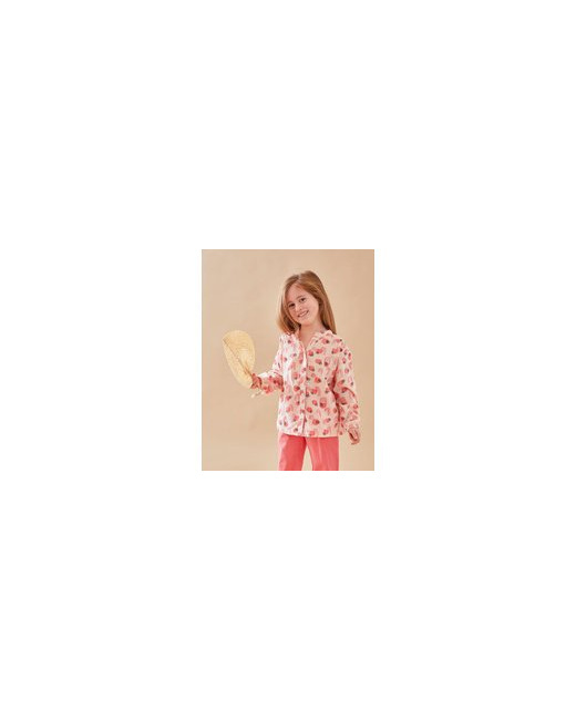 Blouse à imprimés pomme