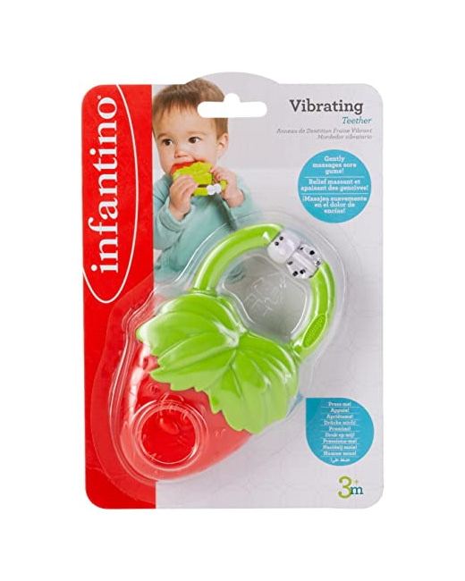 Anneau de dentition vibrant Fraise