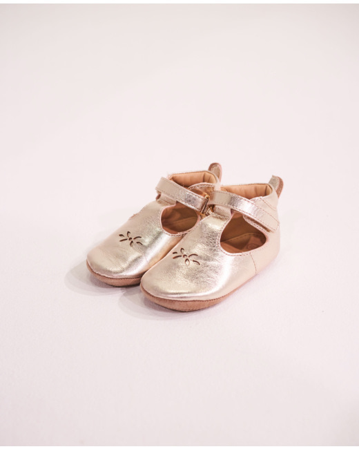 Chaussons en cuir bébé Angèle