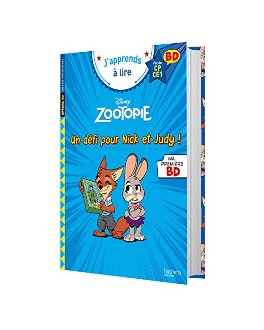 Disney BD Fin de CP - CE1 - Zootopie - Un défi pour Nick et Judy !