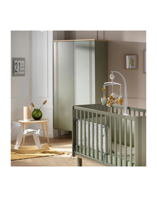 Armoire 2 portes Eléonore Kaki