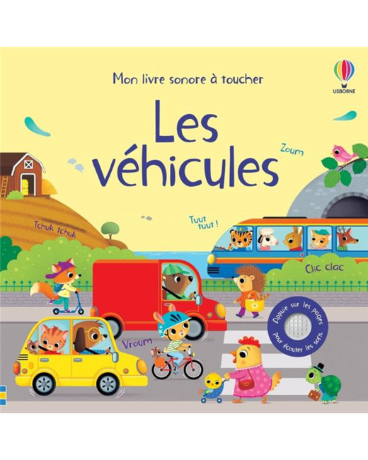 Mon Livre Sonore À Toucher - Les Véhicules