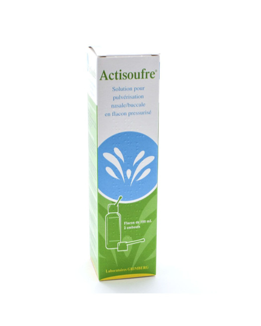Actisoufre solution nasale et buccale