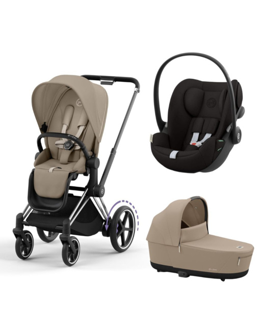 Poussette Trio E-Priam 2 + Siège Auto Cloud G I-Size + Nacelle