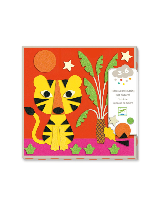 Coffret gommettes en feutrine Douce nature