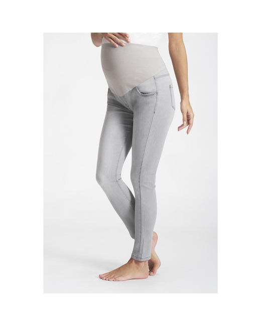 Jean de grossesse coupe slim avec bandeau haut