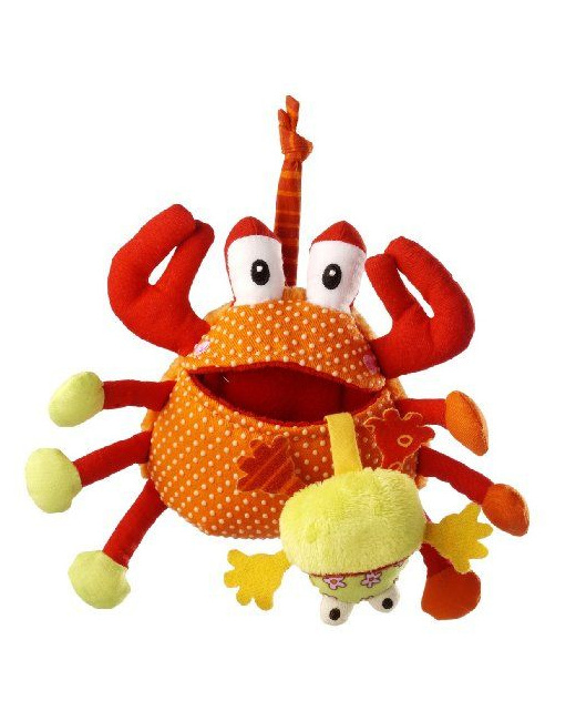 Hochet Oscar le Crabe Gourmand