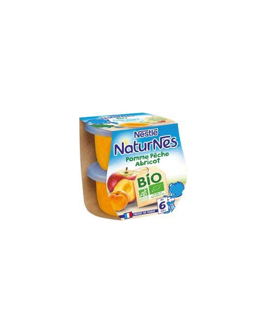 Naturnes Bio Pomme Pêche Abricot
