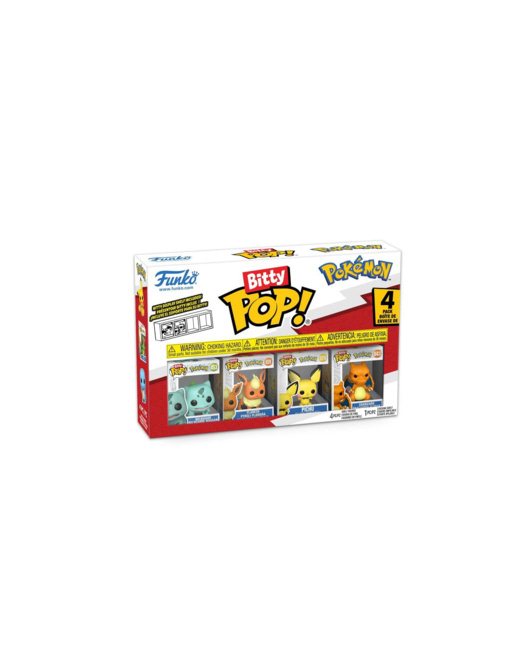 Pack 4 figurines Pokémon Bitty Pop