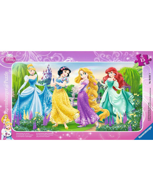 Puzzle La Promenade des princesses / Disney Princesses - de 3 ans