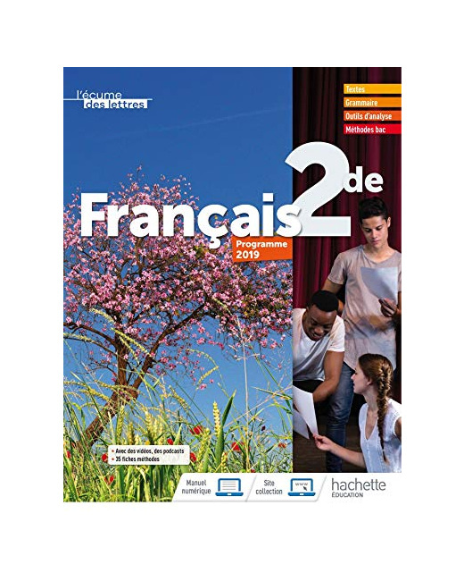 L'écume des lettres 2nde - Livre élève - éd. 2019