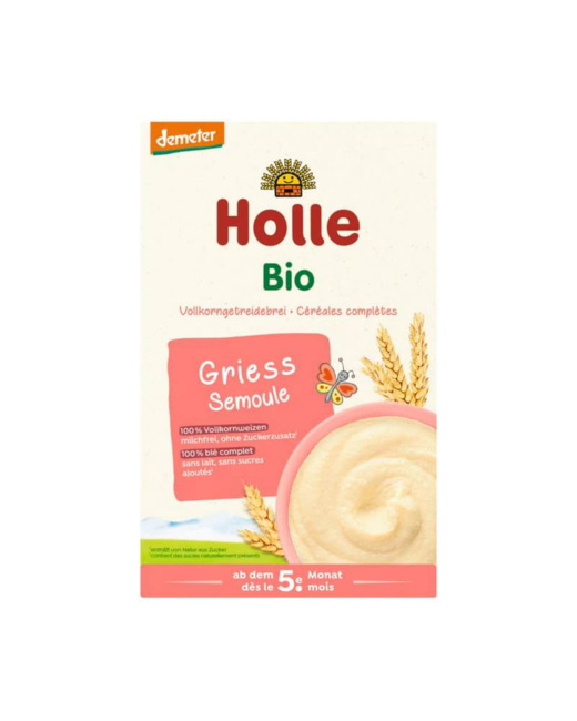 Bouillie Bio Céréales complètes semoule
