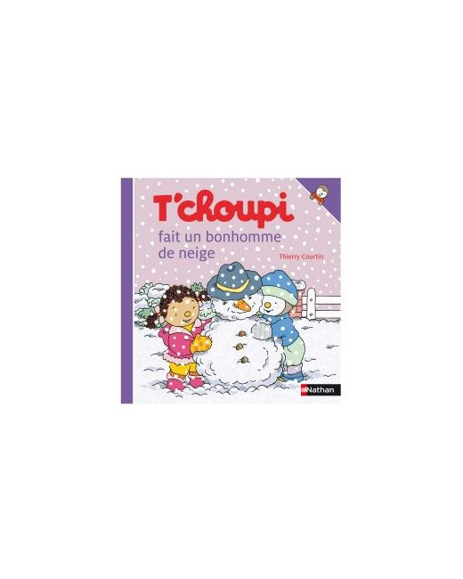 Livre T'choupi fait un bonhomme de neige