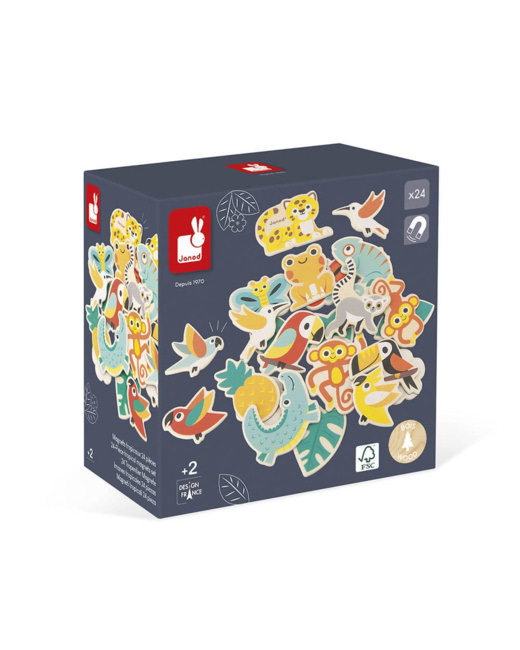 24 magnets Tropicaux Tropik