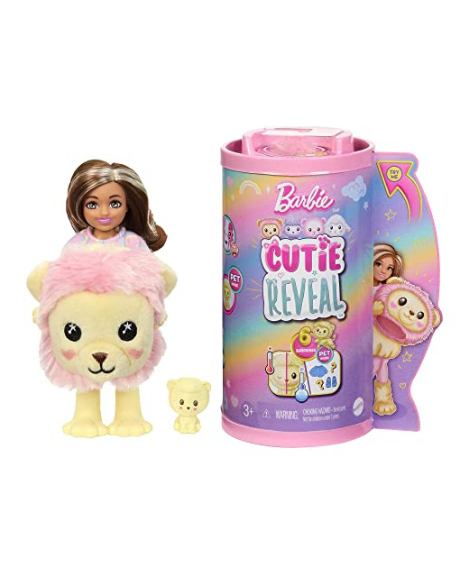 Barbie - Cutie Reveal - Poupée Chelsea - Lion