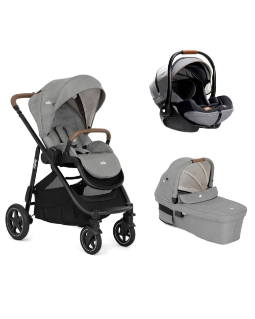 Poussette trio versatrax + siège auto i-level recline + nacelle ramble xl 