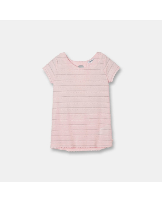 T-shirt fantaisie rose fille