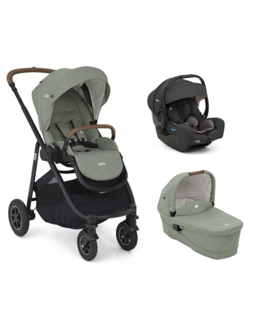 Poussette trio versatrax + siège auto i-gemm 3 + nacelle ramble xl 