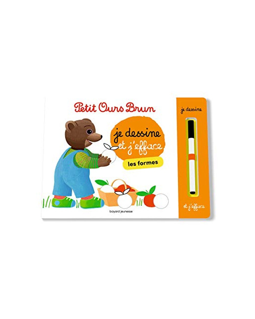 Je dessine et j'efface les formes avec Petit Ours Brun