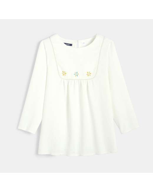 Blouse chic blanche fille