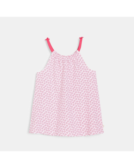 Débardeur imprimé rose fille