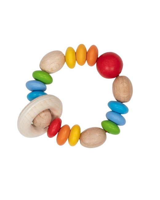 Hochet lentilles arc-en-ciel