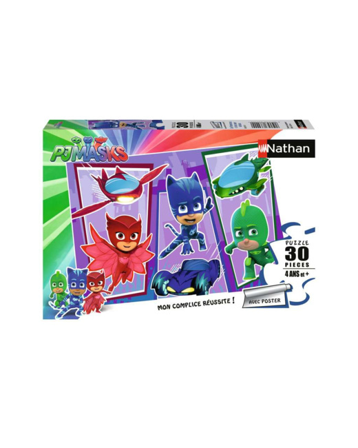 Puzzle Les Pyjamasques et leurs super-véhicules - de 4 ans