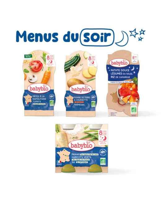 Pack repas bébé soir 8 mois