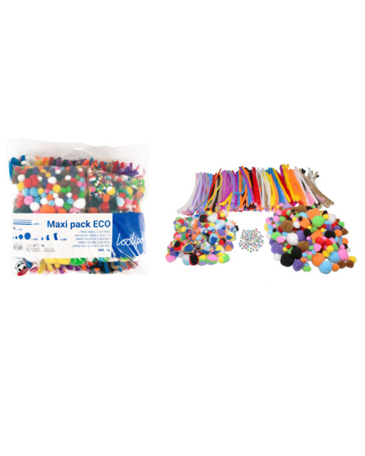 Maxi Pack Chenilles, Yeux Mobiles & Pompons