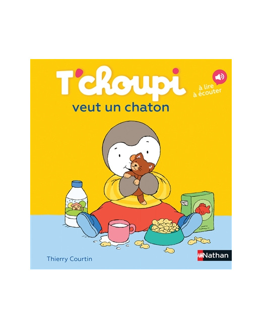 Livre T'choupi veut un chaton