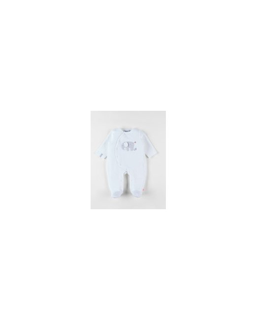 Pyjama naissance pièce éléphant en jersey
