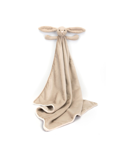 Couverture avec doudou Bashful Bunny Beige Blankie