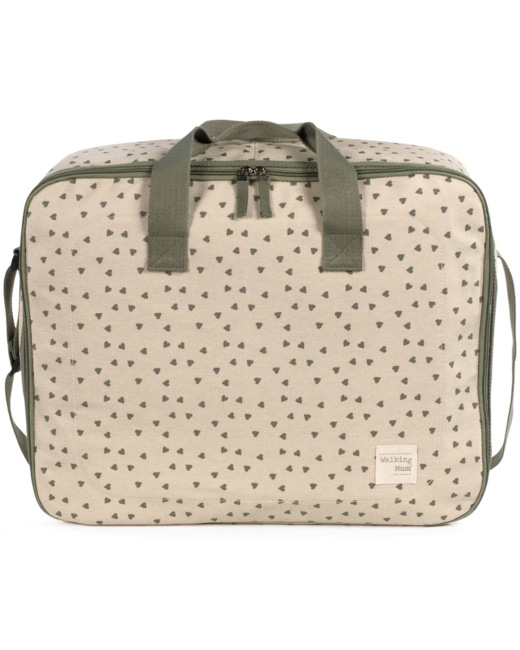 Valise de maternité coeurs Poppy Cannelle