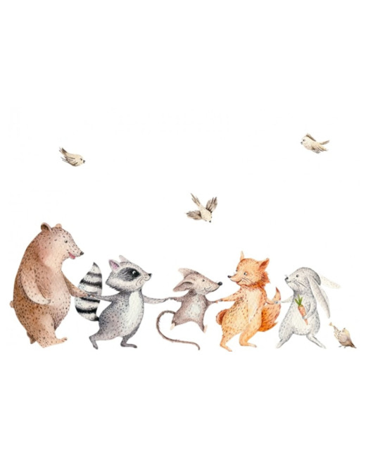 Stickers animaux de la forêt