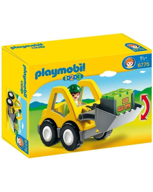 Playmobil 1.2.3 - Le chargeur et l'ouvrier