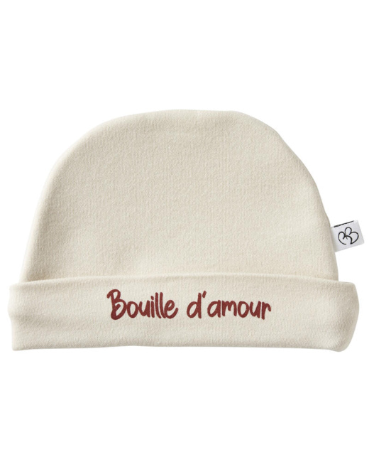 Bonnet double coton naissance Bouille Damour