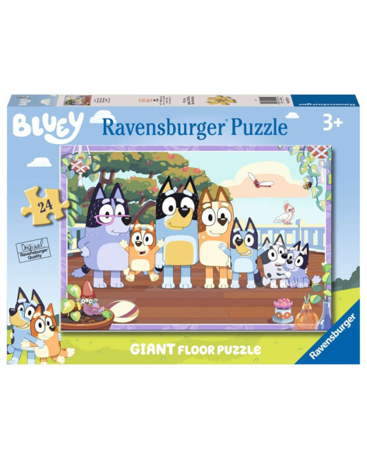Puzzle Giant - Moment en famille / Bluey - de 3 ans