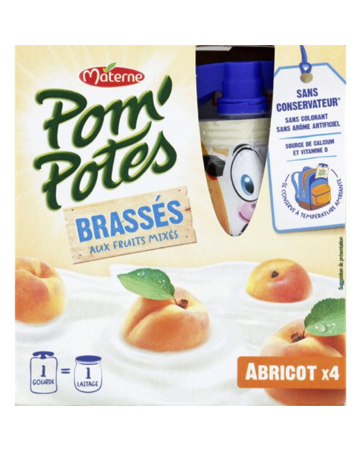 Pom'Potes Brassés aux fruits mixés