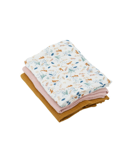 Lot de 3 langes Bambou