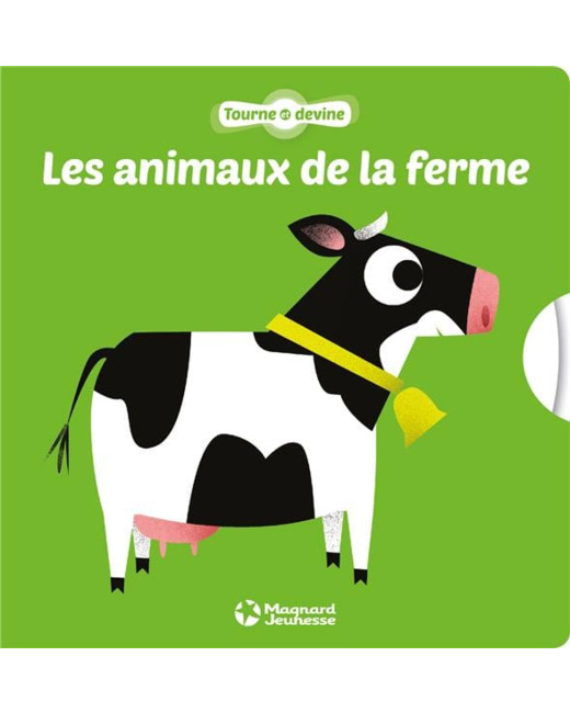 Livre Tourne et devine - Les animaux de la ferme